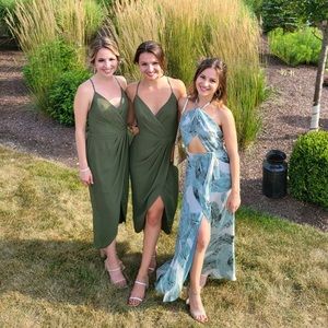 Revolve Cross Halter Gown